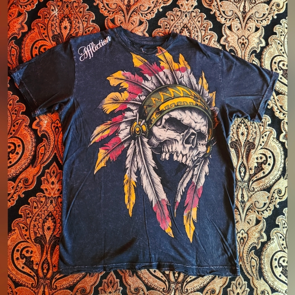 Affliction Men's Short Sleve T-shirt, Never Worn,  New